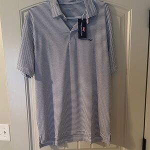 Vineyard Vines Men's Striped Polo Shirt NET